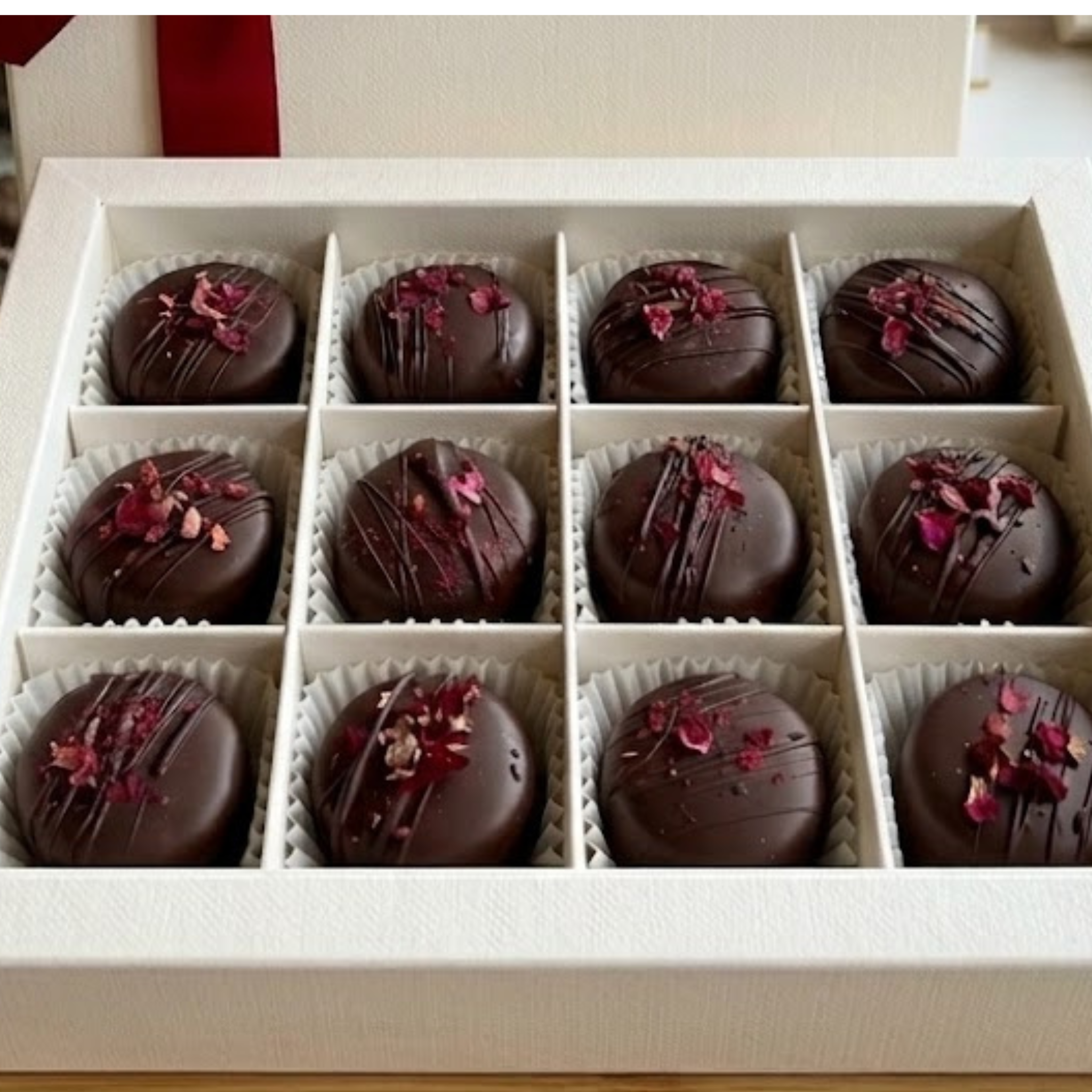 Mini alfajorcitos de nuez - caja de 12 unidades