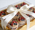 Minicheesecakes frutos rojos - bandeja 16 shots